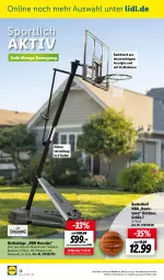 Gazetka promocyjna Lidl - Gartenmagazin 2022 - Gazetka - ważna od 15.05 do 15.05.2022 - strona 28 - produkty: ball, Garten, korb, LG, ndk, ring, Sport, Ti, ZTE