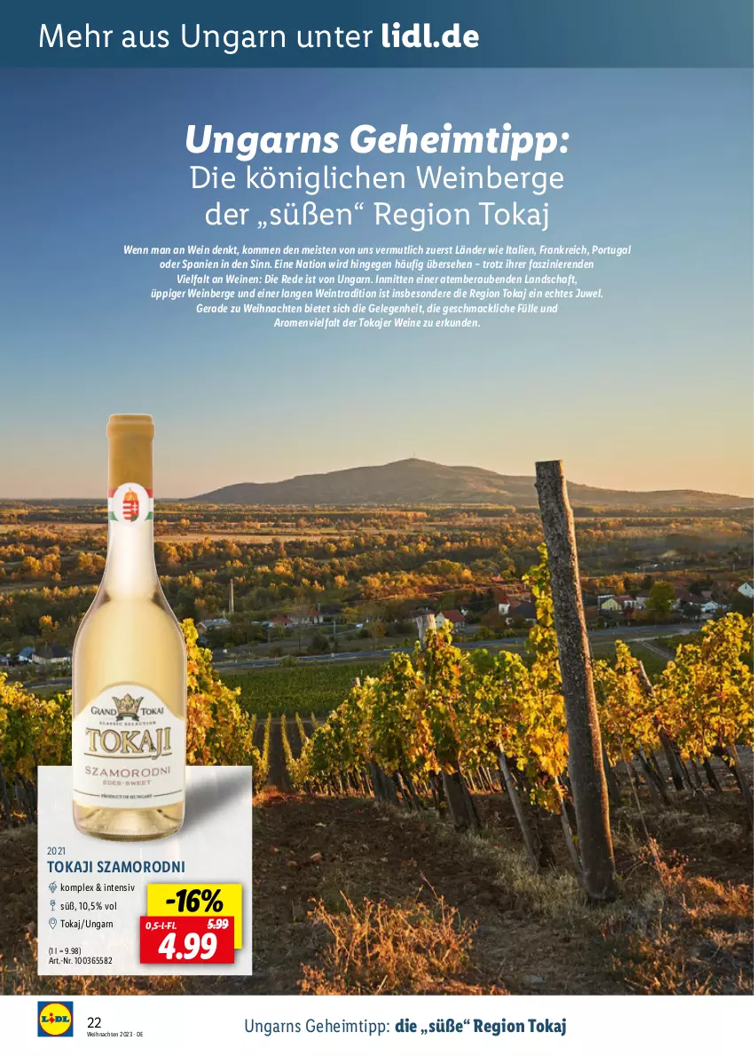 Aktueller Prospekt Lidl - Wein Entkorkt - von 09.11 bis 31.12.2023 - strona 22 - produkty: eis, mac, Ti, weihnachten, wein, weine