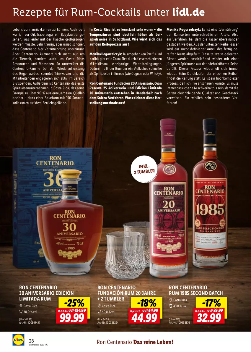 Aktueller Prospekt Lidl - Wein Entkorkt - von 09.11 bis 31.12.2023 - strona 28 - produkty: cocktail, cocktails, Cognac, eis, elle, ente, erde, flasche, gelee, Laufen, mac, rezept, rezepte, rum, rwe, schott, spirituosen, Ti, wasser, weihnachten, whisky