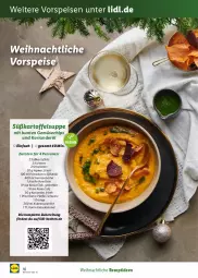 Gazetka promocyjna Lidl - Wein Entkorkt - Gazetka - ważna od 31.12 do 31.12.2023 - strona 10 - produkty: Brühe, chili, chips, eis, Gemüsebrühe, ingwer, karotten, kartoffel, kartoffeln, Kartoffelsuppe, kokos, kokosnuss, Kokosnussmilch, Koriander, milch, nuss, olive, oliven, olivenöl, orange, pfeffer, rezept, Ria, rote bete, salz, Schal, Schalotte, suppe, Süßkartoffeln, Ti, vorspeise, weihnachten