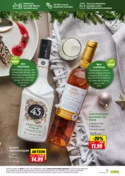 Gazetka promocyjna Lidl - Wein Entkorkt - Gazetka - ważna od 31.12 do 31.12.2023 - strona 15 - produkty: aprikose, auto, dessert, desserts, eis, elle, frucht, gutschein, Käse, korb, LG, licor, licor 43, likör, mac, mandel, ndk, Sauternes, spirituosen, Ti, tisch, versandkostenfrei, weihnachten, wein, weine