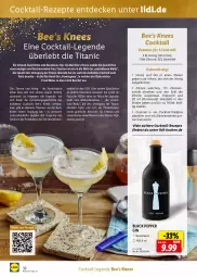 Gazetka promocyjna Lidl - Wein Entkorkt - Gazetka - ważna od 31.12 do 31.12.2023 - strona 32 - produkty: alkohol, bio, Brei, brie, cocktail, cocktails, decke, drink, drinks, eier, eis, eiswürfel, elle, ente, garnier, gin, honig, lack, LG, mac, rezept, rezepte, saft, Schal, Schale, shake, sim, Ti, tisch, weihnachten, würfel, zitrone, zitronen, zitronensaft