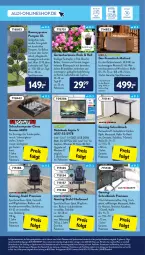 Gazetka promocyjna AldiSud - ALDI Aktuell - Gazetka - ważna od 02.04 do 02.04.2022 - strona 17 - produkty: acer, aldi, angebot, angebote, armlehnen, aust, Bau, Blüte, chefsessel, computer, eis, elle, erde, Garten, getränk, getränke, Headset, Holz, hortensie, HP, Intel, latte, LG, Liege, notebook, pute, reis, rum, rwe, schreibtisch, sessel, Sitzhöhe, Spiele, Sport, ssd, stuhl, Ti, tisch, tischplatte, topf, Windschutz