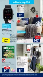 Gazetka promocyjna AldiSud - ALDI Aktuell - Gazetka - ważna od 02.04 do 02.04.2022 - strona 21 - produkty: akku, alle artikel ohne dekoration, Bau, baumwolle, casa deco, decke, dekoration, dell, duschtuch, eis, elle, erde, gin, GPS, handtuch, handtücher, kissen, Kissenbezug, LG, messer, Mode, reis, rwe, senf, smartwatch, Spiele, Sport, Ti, tuc, tücher, wasser, wolle, ZTE