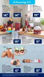 Gazetka promocyjna AldiSud - ALDI Aktuell - Gazetka - ważna od 02.04 do 02.04.2022 - strona 23 - produkty: alle artikel ohne dekoration, ambia, ananas, Becher, Crofton, crofton®, decke, Deckel, dekoration, edelstahl, eier, Eierkocher, eis, elle, flasche, früchte, gin, glasflasche, Kocher, Leuchte, Mantel, Messbecher, milch, milchaufschäumer, Mixer, papier, reis, rwe, Schal, Schale, schüssel, shake, smoothie, stabmixer, Ti, Zitruspresse, ZTE