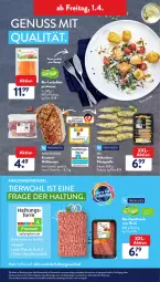 Gazetka promocyjna AldiSud - ALDI Aktuell - Gazetka - ważna od 02.04 do 02.04.2022 - strona 33 - produkty: aldi, alle artikel ohne dekoration, bio, Bio-Hackfleisch, braten, dekoration, eis, ente, filet, filets, fisch, fische, Fischer, fleisch, gin, gsw, hackfleisch, Hüftbraten, kräuter, lachs, lachsfilet, nuss, reis, rezept, rind, Schere, schwein, Ti, wein, ZTE
