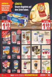 Gazetka promocyjna Edeka - Angebote der Woche - Gazetka - ważna od 02.04 do 02.04.2022 - strona 12 - produkty: alpro, angebot, angebote, aus dem kühlregal, becel, Becher, beutel, burger, danone, danone fruchtzwerge, elinas, elinas joghurt, emmi, flasche, frucht, fruchtzwerge, getränk, getränke, joghur, joghurt, Knackige Mousse, kühlregal, latte, LG, milch, mousse, Proviant, regal, rel, schoko, Skyr, smoothie, soya, Speck, Ti