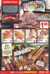 Gazetka promocyjna Edeka - Angebote der Woche - Gazetka - ważna od 02.04 do 02.04.2022 - strona 6 - produkty: auer, aufschnitt, Bau, Bauer, berliner, bier, bierschinken, buch, eis, felgen, fleisch, gewürz, jagdwurst, Kalbfleisch, lachs, LG, mac, Meister, nuss, pfeffer, pflaume, pflaumen, Rauch, rind, rioja, rotwein, rwe, schinken, schwein, schweine, schweinefleisch, serrano, Spezi, tee, Ti, wein, weine, WICK, wurst
