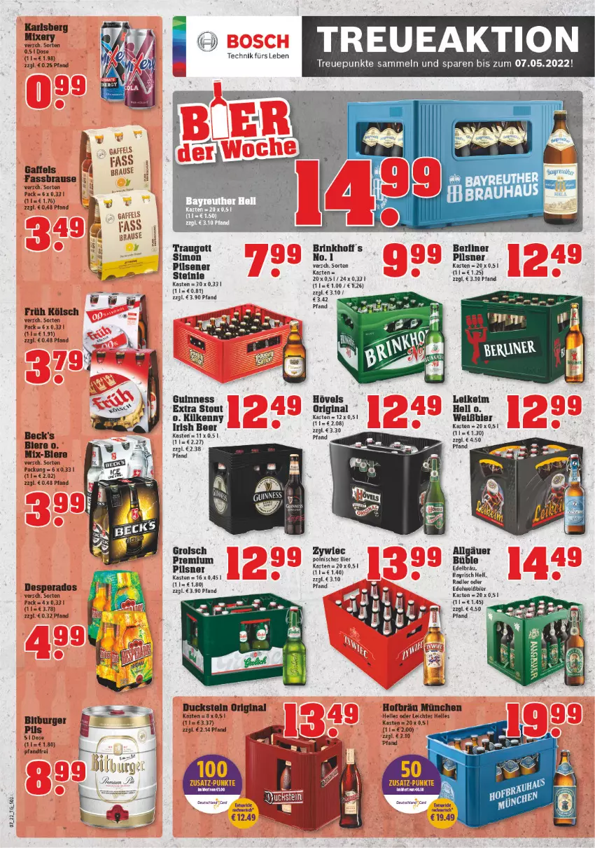 Aktueller Prospekt Trinkgut - von 14.02 bis 19.02.2022 - strona 2 - produkty: bier, Biere, brause, desperados, deutschland card, Duck, elle, fassbrause, Früh Kölsch, gin, Guinness, karlsberg, karlsberg mixery, Kilkenny, Mixer, mixery, pils, pilsener, pilsner, radler, sim, Ti