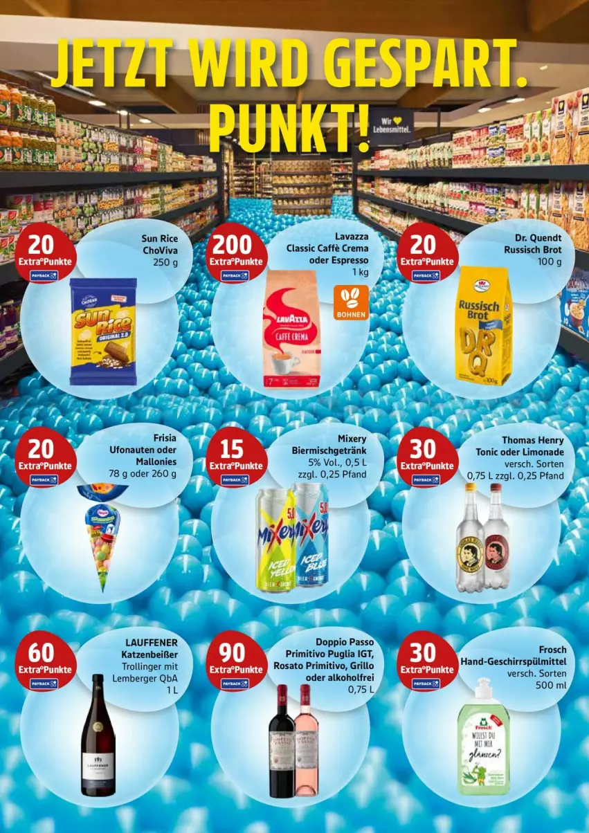 Aktueller Prospekt Edeka - Prospekte - von 15.09 bis 20.09.2025 - strona 23 - produkty: alkohol, Berger, bier, brot, caffe, chovi, doppio passo, espresso, Frosch, Germ, geschirr, geschirrspülmittel, getränk, grill, grillo, lavazza, limo, limonade, oder espresso, passo, primitivo, rosato, russisch brot, spülmittel, thomas henry, Ti, tonic, trolli, trollinger