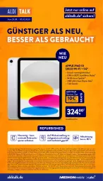 Gazetka promocyjna Aldi Nord - Von Montag - Gazetka - ważna od 04.10 do 04.10.2025 - strona 37 - produkty: akku, aldi, aldi talk, Apple, Betriebssystem, decke, eis, Germ, hardware, ipad, kamera, medion, ndk, Rauch, reis, ring, rwe, sim, Software, Ti, versandkostenfrei