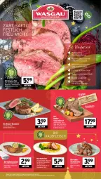 Gazetka promocyjna Wasgau - Gazetka - ważna od 28.12 do 28.12.2024 - strona 2 - produkty: angebot, beef, bio, braten, bsf, eis, filet, fleisch, Kalbfleisch, kalbsschnitzel, mac, natur, rind, rinder, roastbeef, Rückenbraten, saft, schnitten, schnitzel, suppe, suppen, suppenfleisch, Ti