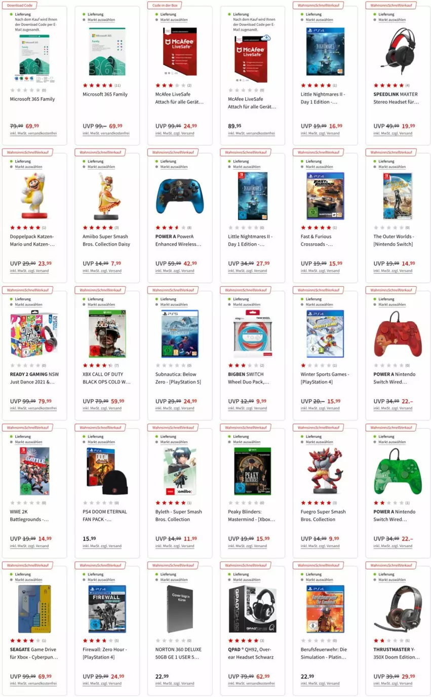 Aktueller Prospekt Media Markt - Prospekte - von 18.01 bis 25.01.2022 - strona 9 - produkty: Crossroad, Headset, lack, lays, livesafe, ndk, nintendo, Nintendo Switch, PlayStation, PlayStation 4, PlayStation 5, ps4, rel, rwe, seagate, sim, spee, Sport, Ti, versandkostenfrei, Xbox