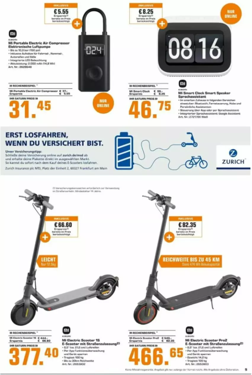 Aktueller Prospekt Saturn - Prospekte - von 01.08 bis 08.08.2021 - strona 5