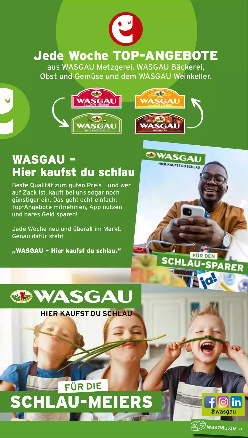 Aktueller Prospekt Wasgau - von 27.04 bis 02.05.2026 - strona 23 - produkty: angebot, angebote, eier, eis, elle, obst, Obst und Gemüse, reis, Ti, top-angebot, und gemüse, wein