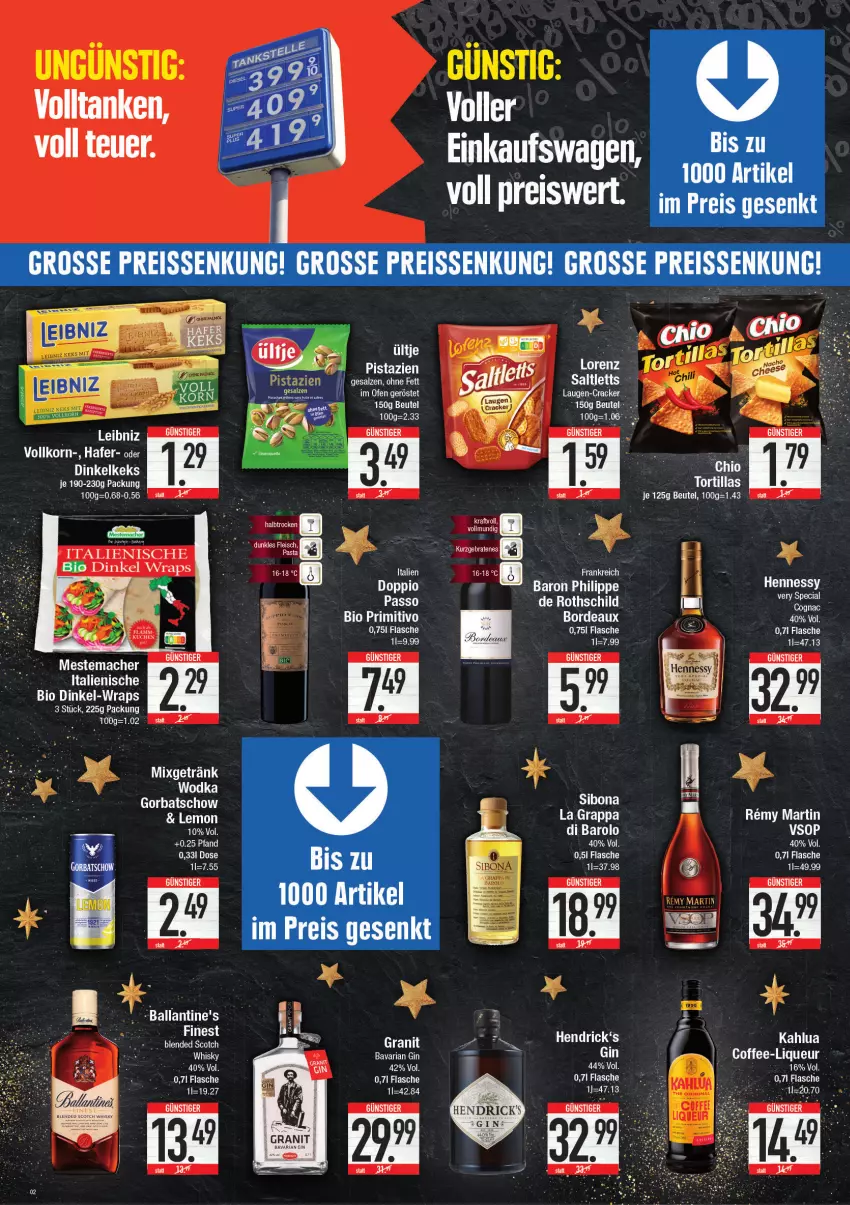 Aktueller Prospekt E Center - Angebote der Woche - von 13.12 bis 18.12.2021 - strona 2 - produkty: Cognac, eis, passo, reis, Ti, wodka