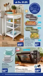 Gazetka promocyjna Aldi Nord - Aldi-Aktuell - Gazetka - ważna od 03.09 do 03.09.2022 - strona 20 - produkty: ambia, Backform, backofen, Bau, dell, dessert, Dessertteller, eis, elle, flasche, geschirr, gin, handtuch, Handtuchhalter, Holz, korb, küche, Küchen, LG, mikrowelle, Mode, Ofen, Ria, Schal, Schale, Speiseteller, spülmaschinen, teller, Ti, tuc, uhr, ZTE