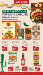 Gazetka promocyjna Aldi Nord - Aldi-Aktuell - Gazetka - ważna od 03.09 do 03.09.2022 - strona 24 - produkty: beutel, bier, chili, desperados, eis, elle, essig, flasche, früchte, gin, grill, hülsenfrüchte, mikrowelle, peperoni, Peroni, reis, reis-fit, salz, sauce, senf, tabasco, tequila, Ti, tortilla, Tortilla-wrap, wrap, wraps, ZTE