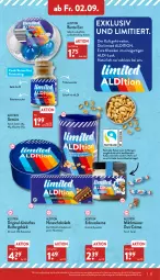 Gazetka promocyjna Aldi Nord - Aldi-Aktuell - Gazetka - ważna od 03.09 do 03.09.2022 - strona 27 - produkty: aldi, butter, creme, eier, erde, erdnuss, gewürz, gin, kakao, milch, nuss, salz, schoko, schokolade, Ti, vollmilch, ZTE