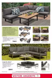 Gazetka promocyjna Selgros - Garten Exklusiv - Gazetka - ważna od 31.07 do 31.07.2024 - strona 13 - produkty: angebot, angebote, Bank, dekokissen, edelstahl, eis, elle, erde, esstisch, HP, kissen, LG, reis, Ria, Rückenkissen, sessel, Sitzhöhe, Sofa, Ti, tisch, wasser