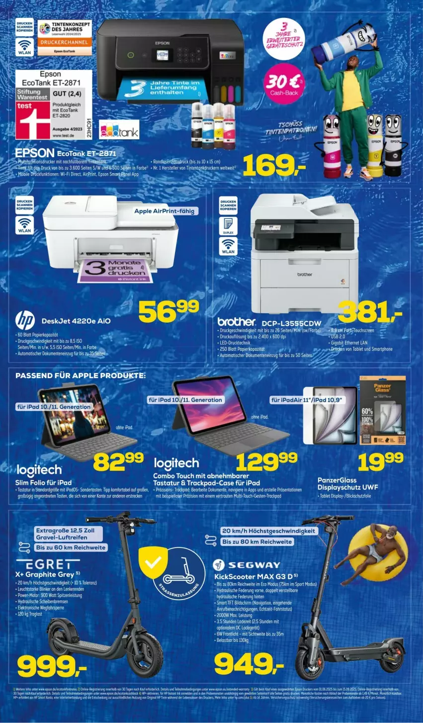 Aktueller Prospekt Euronics - Prospekte - von 04.06 bis 15.06.2025 - strona 6 - produkty: auto, eier, eis, elle, ente, sac, scooter, Sport, tee, teller, Ti, tisch