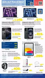 Gazetka promocyjna Euronics - Prospekte - Gazetka - ważna od 15.06 do 15.06.2025 - strona 7 - produkty: akku, Apple, Apple Pencil, Apple Watch, Apple Watch SE, batterie, bio, boss, deka, eis, Gesundheit, GPS, HP, ipad, iphone, kamera, Kameras, ladekabel, leine, mac, macbook, macbook air, nivea, Persona, Pods, promax, rama, reis, rwe, Spiele, ssd, Ti, uhr, usb