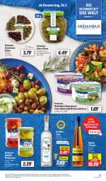 Gazetka promocyjna Lidl - Aktionsprospekt - Gazetka - ważna od 27.07 do 27.07.2024 - strona 45 - produkty: angebot, aubergine, auberginen, bohne, bohnen, coupon, gin, grüne bohnen, grüne oliven, Metaxa, olive, oliven, ouzo, pfeffer, pfefferonen, spirituosen, Ti, wein, ZTE