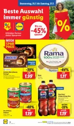 Gazetka promocyjna Lidl - Aktionsprospekt - Gazetka - ważna od 27.07 do 27.07.2024 - strona 50 - produkty: bounty, eis, Eisriegel, mars, ndk, oro di parma, pepsi, rama, reis, riegel, Schal, Schale, Schwip Schwap, snickers, Ti, tomate, tomaten