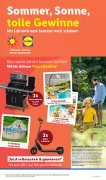 Gazetka promocyjna Lidl - Aktionsprospekt - Gazetka - ważna od 27.07 do 27.07.2024 - strona 57 - produkty: angebot, Bad, bestway, Brei, eis, gasgrill, gewinnspiel, grill, LG, mac, Meister, pool, reis, scooter, Sport, Ti, ZTE