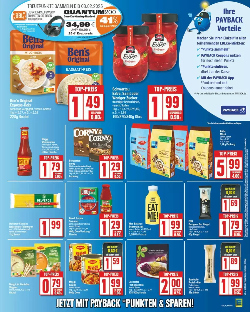 Aktueller Prospekt Edeka - Prospekte - von 13.01 bis 18.01.2025 - strona 13 - produkty: coupon, coupons, deka, eis, elle, erde, mac, milch, milchreis, payback, reis, rind, top-preis