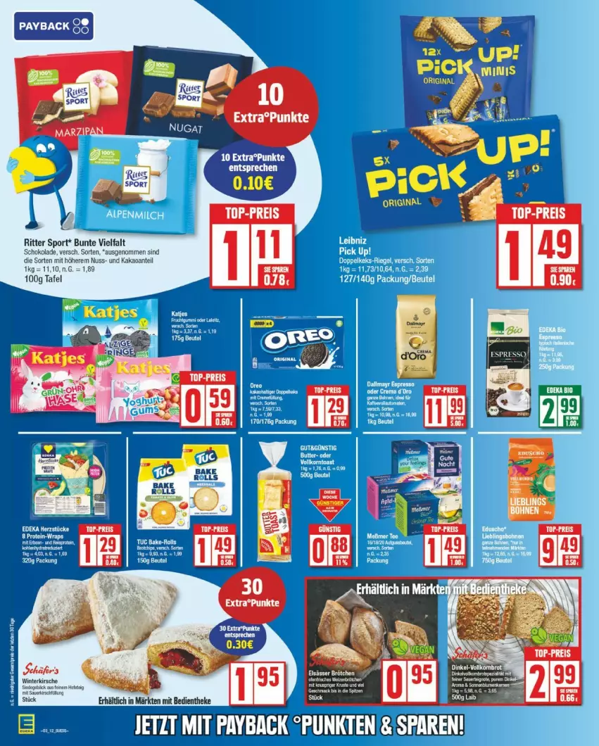 Aktueller Prospekt Edeka - Prospekte - von 13.01 bis 18.01.2025 - strona 16 - produkty: nuss, ritter, ritter sport, schoko, schokolade, Sport