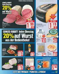 Gazetka promocyjna Edeka - Prospekte - Gazetka - ważna od 18.01 do 18.01.2025 - strona 9 - produkty: Geflügel, hartkäse, Käse, mac, nuss, Old Amsterdam, payback, salami, Speck, Ti