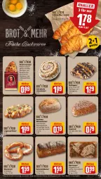Gazetka promocyjna Rewe - Prospekte - Gazetka - ważna od 09.09 do 09.09.2023 - strona 13 - produkty: brezel, brot, brötchen, butter, buttermilch, creme, Croissant, eis, haselnuss, kakao, Käse, Laugeneck, marzipan, milch, Nougatcreme, nuss, reis, rum, schinken, schoko, snack, Ti, tisch, weizenbrötchen