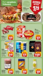 Gazetka promocyjna Rewe - Prospekte - Gazetka - ważna od 09.09 do 09.09.2023 - strona 15 - produkty: babybel, backfisch, Becher, bohne, bohnen, bonne maman, burger, burger buns, creme, drink, eier, eiersalat, eis, filet, fisch, fleisch, fleischsalat, hafer, haferflocken, haselnuss, ingwer, kakao, kölln, mam, matjes, Matjesfilet, mini babybel, Nordsee, nuss, ovomaltine, Popp, Rauch, remoulade, salat, Ti