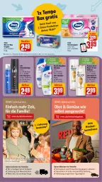 Gazetka promocyjna Rewe - Prospekte - Gazetka - ważna od 09.09 do 09.09.2023 - strona 20 - produkty: Apple, cashmere, coupon, eis, elle, gin, haarspray, lieferservice, obst, pantene, pantene pro-v, papier, pro-v, reis, schaumfestiger, shampoo, spülung, Taft, Tempo, Ti, toilettenpapier, zewa