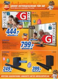 Gazetka promocyjna Expert Aalen - Prospekte - Gazetka - ważna od 12.04 do 12.04.2022 - strona 7 - produkty: angebot, angebote, dvb, DVB-T, eis, HD Led TV, HDMI, led tv, leds, qled, qled-tv, smart tv, soundbar, Subwoofer, Ti, tuner, uhd, usb
