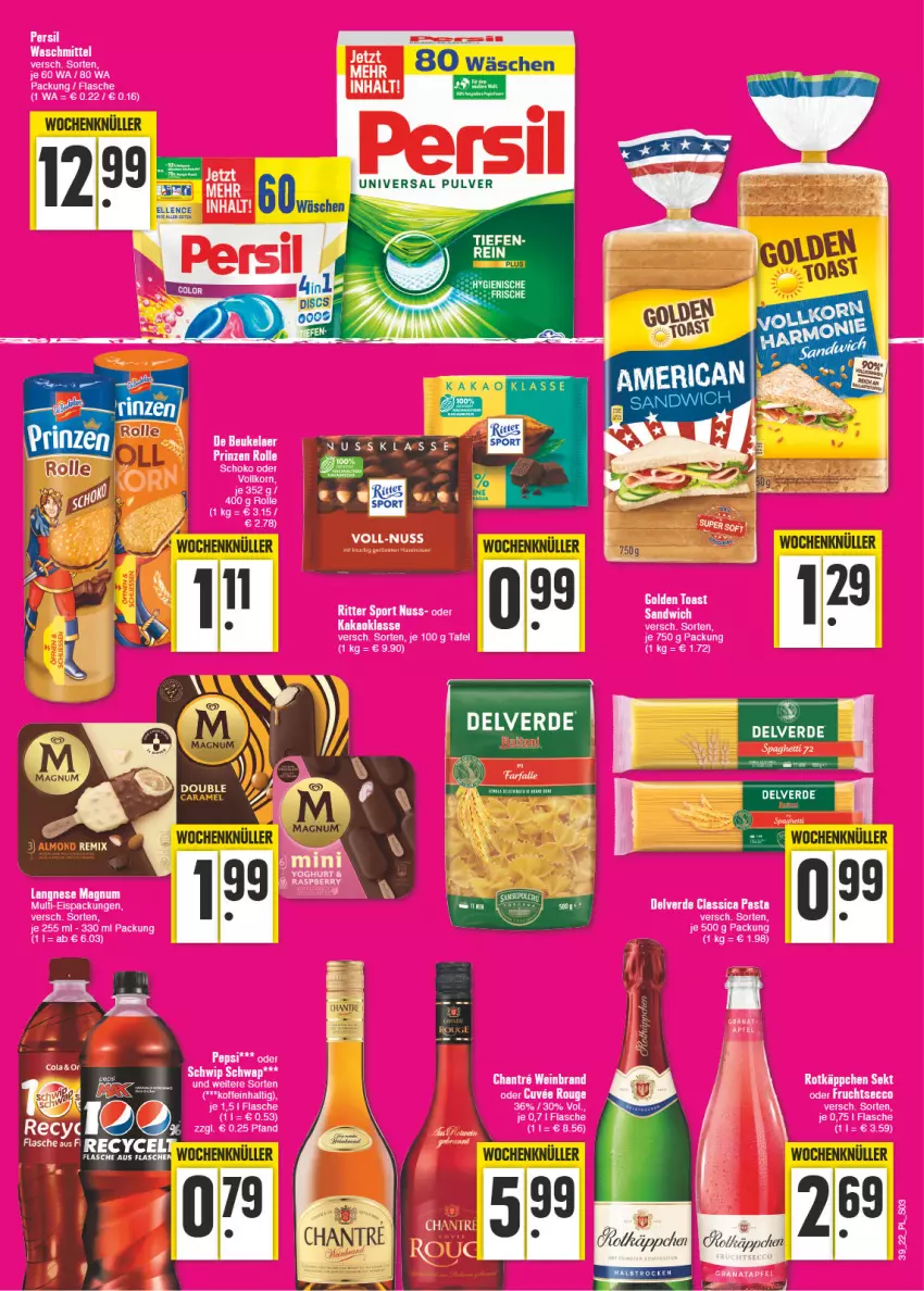 Aktueller Prospekt E Center - Angebote der Woche - von 26.09 bis 01.10.2022 - strona 3 - produkty: elle, erde, magnum, universal pulver