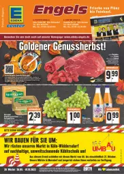 Gazetka promocyjna E Center - Angebote der Woche - Gazetka - ważna od 01.10 do 01.10.2022 - strona 1 - produkty: braten, butter, deka, eis, elle, Engel, ente, fleisch, gin, gulasch, irische butter, jungbullen, kerrygold, kerrygold extra, Kürbis, magazin, mars, reis, reiss, rezept, rouladen, Schal, Schale, schnitten, suppe, suppen, tafeltrauben, tee, teller, Ti, trauben, vorspeise
