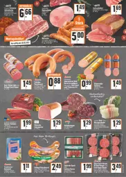 Gazetka promocyjna E Center - Angebote der Woche - Gazetka - ważna od 01.10 do 01.10.2022 - strona 7 - produkty: aufschnitt, burger, chili, eis, ente, fleisch, fleischwurst, Geflügel, Geflügel-Fleischwurst, gin, hackfleisch, hinterschinken, küche, Küchen, lack, Mett, metten, Mettenden, regal, rouladen, saft, salami, schinken, schwein, schweine, Sport, tee, teewurst, Ti, tisch, wein, weine, Wirsing, wurst