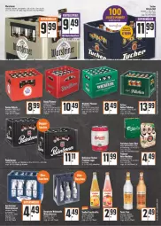 Gazetka promocyjna E Center - Angebote der Woche - Gazetka - ważna od 01.10 do 01.10.2022 - strona 9 - produkty: ACC, alkohol, Alwa, bier, elle, fever-tree, flasche, getränk, getränke, Hefe, mineralwasser, orange, pils, pilsener, steiner, Ti, tuc, Tucher, uhr, warsteiner, wasser, WICK