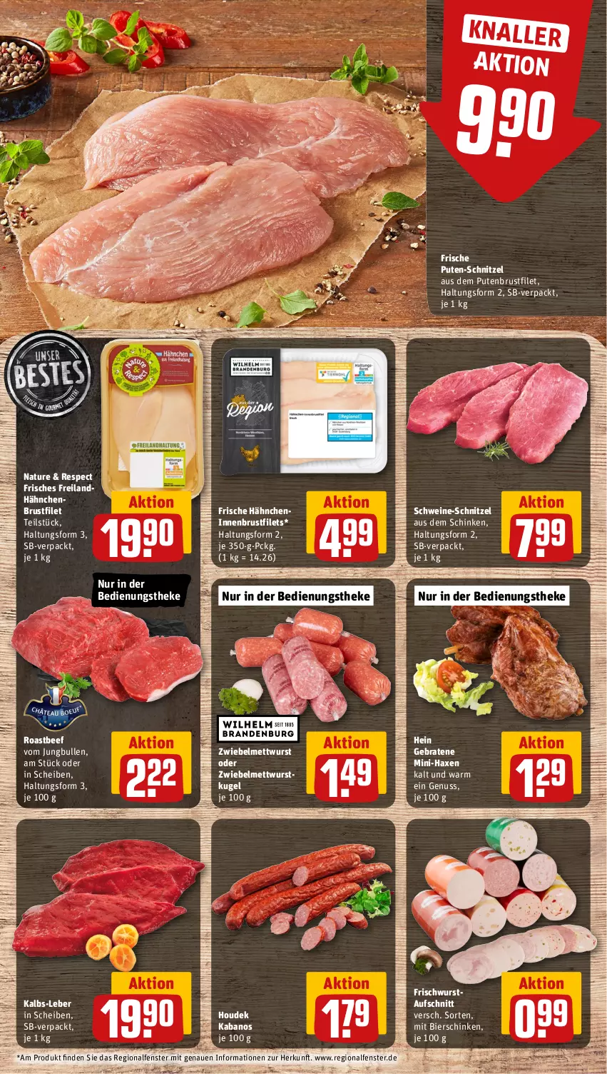 Aktueller Prospekt Rewe - Prospekte - von 25.09 bis 30.09.2023 - strona 12 - produkty: aufschnitt, axe, beef, bier, bierschinken, braten, brustfilet, fenster, filet, filets, Frische Hähnchen, hähnchenbrust, hähnchenbrustfilet, Haxe, houdek, jungbullen, kabanos, Kugel, Mett, mettwurst, natur, nuss, pute, putenbrust, putenbrustfilet, roastbeef, schinken, schnitzel, schwein, schweine, schweine-schnitzel, Ti, wein, weine, wurst, zwiebel, zwiebelmettwurst