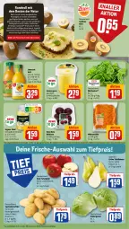 Gazetka promocyjna Rewe - Prospekte - Gazetka - ważna od 30.09 do 30.09.2023 - strona 10 - produkty: ananas, apfel, Becher, beko, bier, Biere, Birnen, blattspinat, brot, eis, eisbergsalat, Elan, erde, ingwer, Innocent, kartoffel, kartoffeln, kiwi, mac, möhren, natur, reis, rezept, rezepte, rote bete, rote tafeläpfel, saft, salat, Schal, Schale, schnitten, speisekartoffeln, spinat, stifte, tafeläpfel, tafelbirnen, Ti, tiefpreis, zespri, zitrone