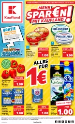 Gazetka promocyjna Kaufland - Prospekt - Gazetka - ważna od 23.08 do 23.08.2023 - strona 1 - produkty: angebot, angebote, aufstrich, bärenmarke, batterie, batterien, Becher, brot, brotaufstrich, doppelrahmstufe, eis, eistee, frischkäse, frischkäsezubereitung, kaffee, Käse, kondensmilch, LG, milch, paprika, pfanne, Pfanner, philadelphia, Popp, tee, Ti, Tüte, varta, ZTE