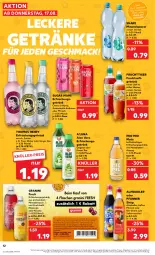 Gazetka promocyjna Kaufland - Prospekt - Gazetka - ważna od 23.08 do 23.08.2023 - strona 12 - produkty: almdudler, aloe vera, Alwa, angebot, apfel, beere, Brei, coupon, eis, erdbeere, erfrischungsgetränk, frucht, fruchtsaft, fruchtsaftgetränk, getränk, getränke, gin, ginger, ginger ale, grana, granatapfel, granini, green tea, kirsch, kirsche, mac, mam, maracuja, mineralwasser, Mio Mio, pfanne, Pfanner, pfirsich, Rana, saft, sirup, thomas henry, Ti, tonic, tonic water, wasser, ZTE