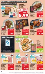 Gazetka promocyjna Kaufland - Prospekt - Gazetka - ważna od 23.08 do 23.08.2023 - strona 24 - produkty: angebot, auer, Bau, bio, braten, bratwurst, brustfilet, eis, filet, fleisch, fleisch in selbstbedienung, Geflügel, gewürz, grill, hüftsteak, hüftsteaks, jungbullen, kräuter, kräutern, lack, lamm, marinade, natur, nerf, oder kräuter, paprika, pfeffer, purland, pute, putenschnitzel, rind, rum, rumpsteak, saft, schnitten, schnitzel, schwein, schweine, schweinerücken, schweineschnitzel, steak, steaks, Ti, wein, weine, wurst, ZTE