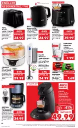 Gazetka promocyjna Kaufland - Prospekt - Gazetka - ważna od 23.08 do 23.08.2023 - strona 40 - produkty: angebot, angebote, auer, auto, Becher, braun, decke, Deckel, drink, edelstahl, eis, erde, fritteuse, Gläser, kaffee, kaffeemaschine, kaffeepads, Kocher, kräuter, latte, leonardo, Messbecher, Mixer, obst, Philips, pilze, Schal, senseo, spülmaschinen, stabmixer, tasse, tefal, thermostat, Ti, timer, toast, toaster, überhitzungsschutz, vita, wasser, wasserkocher, whisky, ZTE