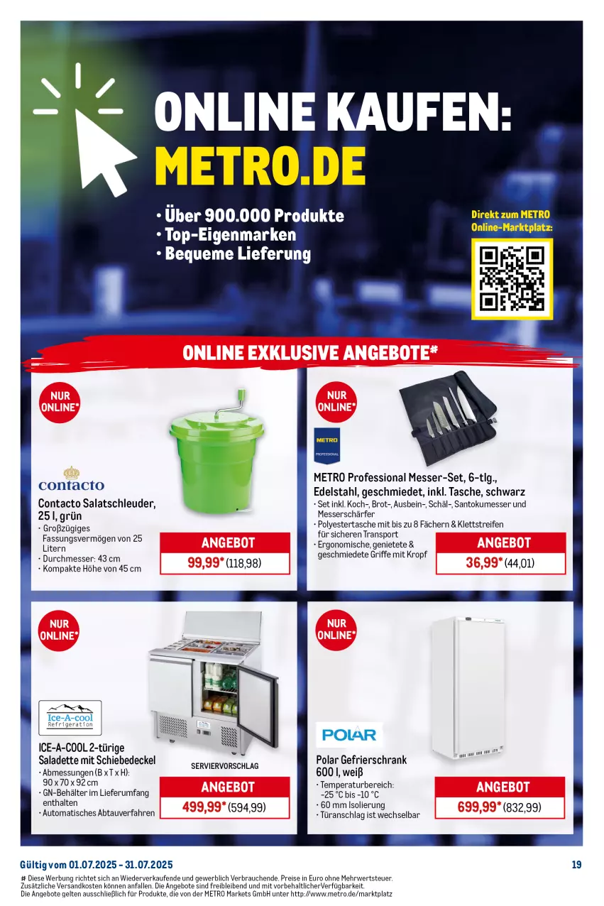 Aktueller Prospekt Metro - Monats-Menü - von 01.07 bis 31.07.2025 - strona 19 - produkty: angebot, Becher, Behälter, bodenstaubsauger, eis, elle, geschirr, geschirrspüler, geschirrspülmittel, Gläser, handschuhe, klarspüler, korb, LG, Rauch, reiniger, reis, schuhe, spülmittel, staubsauger, teller, Ti, wasser