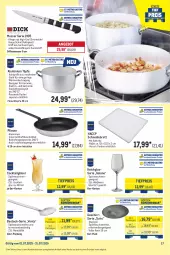 Gazetka promocyjna Metro - Monats-Menü - Gazetka - ważna od 31.07 do 31.07.2025 - strona 17 - produkty: ACC, angebot, backofen, besteck, cocktail, decke, Deckel, eis, Elektro, elle, erde, fleisch, Fleischtopf, geschirr, Geschirrserie, Gläser, LG, Löffel, messer, mikrowelle, Ofen, office, pfanne, reis, ring, saft, schneidebrett, spülmaschinen, teller, Ti, tiefpreis, topf, wein, Weißwein