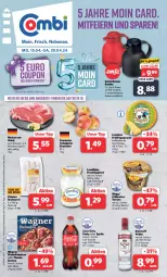 Gazetka promocyjna Combi - Prospekte - Gazetka - ważna od 20.04 do 20.04.2024 - strona 1 - produkty: angebot, angebote, Becher, bratwurst, coca-cola, cola, eier, eis, elle, fanta, fanta oder, fanta oder sprite, flasche, frucht, fruchtjoghurt, gouda, holländischer schnittkäse, isolierkanne, joghur, joghurt, Käse, kuchen, lamm, landliebe, maggi, oder sprite, Ofen, pizza, reis, saft, schnittkäse, schwein, smirnoff, sprite, steinofen, tafeläpfel, teller, terrine, Ti, vodka, wagner, wein, wurst, ZTE