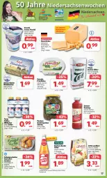 Gazetka promocyjna Combi - Prospekte - Gazetka - ważna od 20.04 do 20.04.2024 - strona 17 - produkty: Abtei, ammerländer, auer, Bau, Bauer, Becher, Beckers Bester, butter, creme, deutscher schnittkäse, eis, flasche, frischkäse, frischli, gewürz, Gewürzgurke, gewürzgurken, glasflasche, gurke, gurken, kaffee, kartoffel, Käse, ketchup, kräuter, merl, orange, orangen, orangensaft, petrella, reis, rel, saft, säfte, sahne, schnittkäse, schwarmstedter, Tasche, taschen, Ti, ZTE